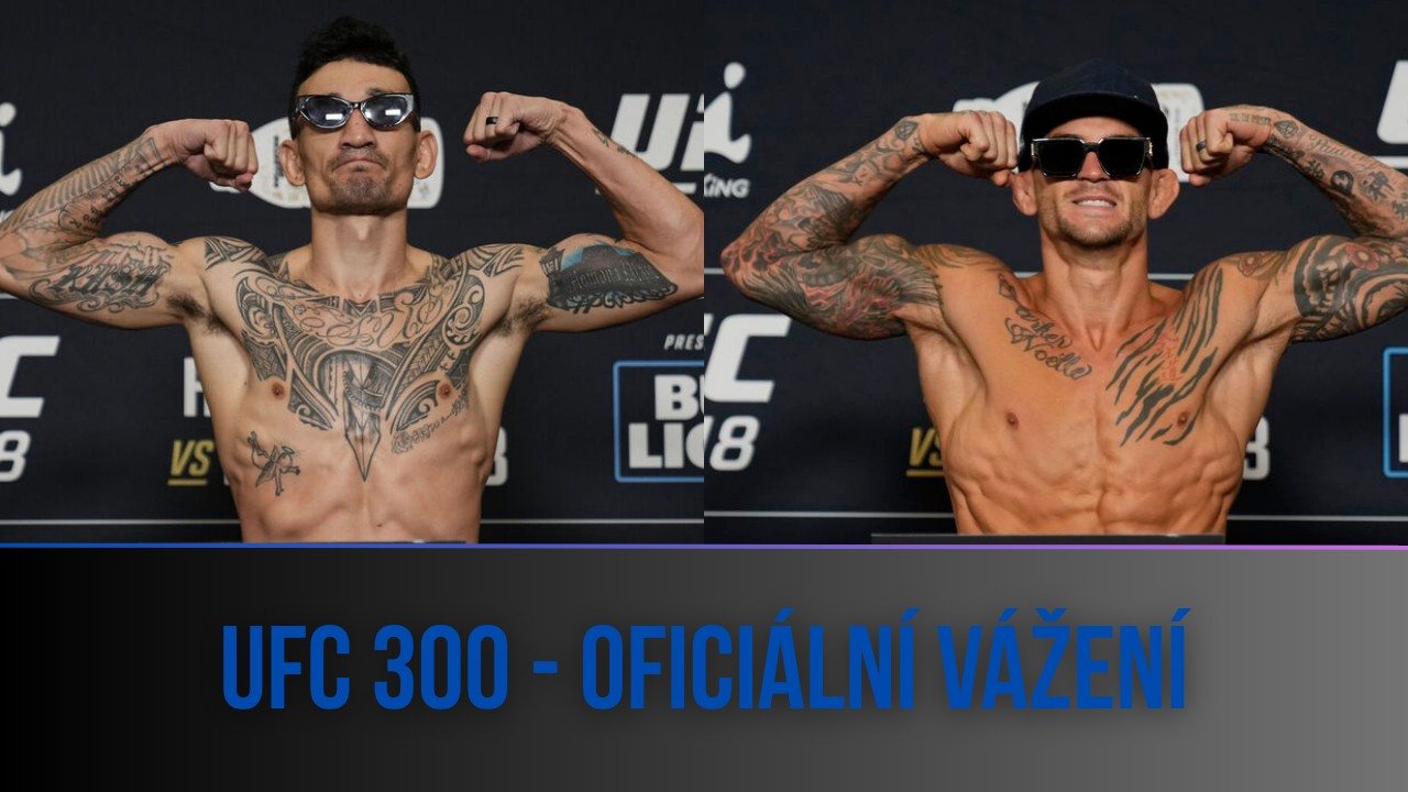 UFC 318 - ofifciální vážení - Holloway - vs. Poirier