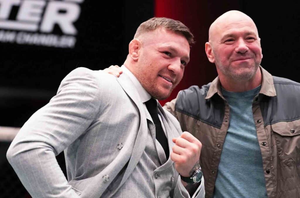 Conor McGregor a Dana White
