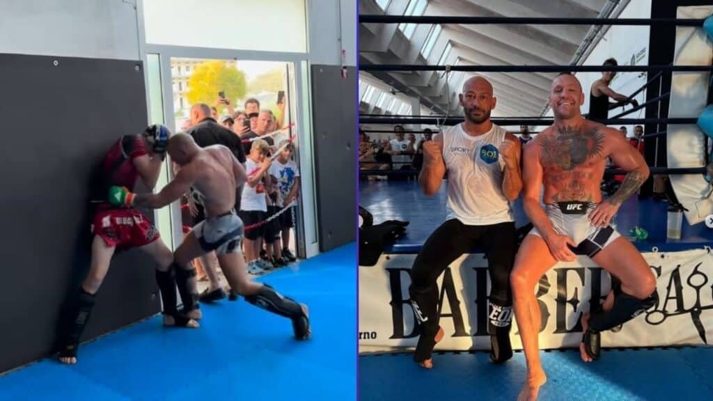 Conor McGregor na tréninku