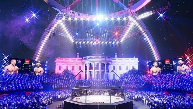 Vizualizace UFC na půdě Bílého domu