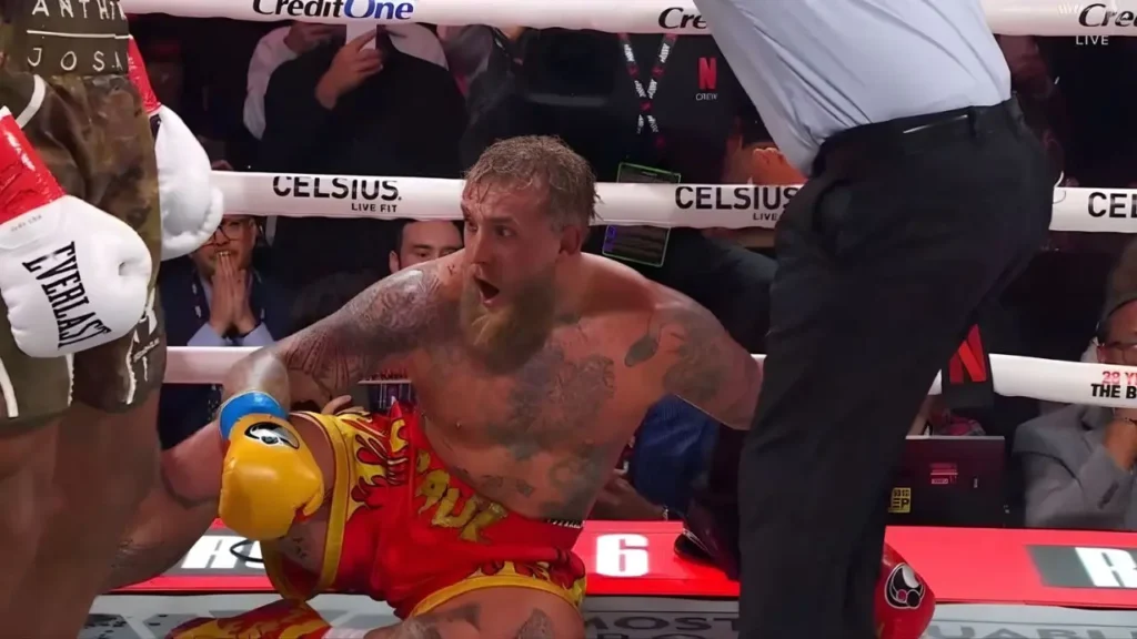 Jake Paul tvrdě narazil. Anthony Joshua rozhodl v šestém kole